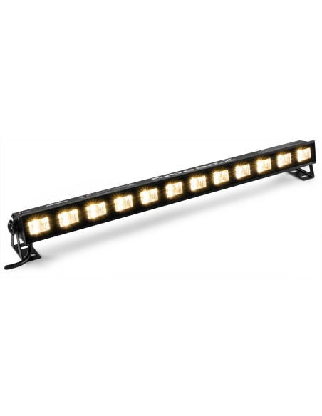 BUVW123 BARRA LED 12X 3W UV/BLANCO 2-EN-1