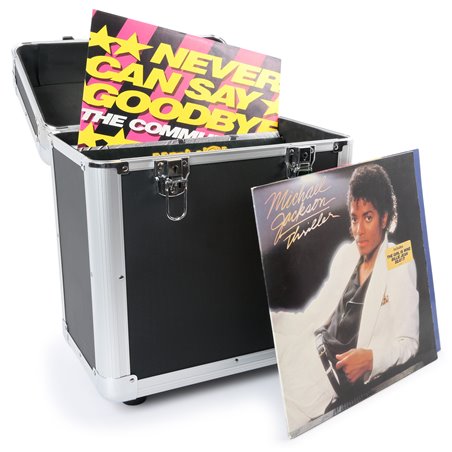 RC80 12" MALETA VINILOS NEGRA