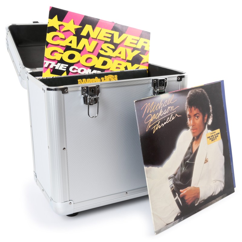 RC80 12" MALETA VINILOS PLATA