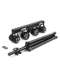 PARTYBAR1 CON 2 FOCOS PAR + 2 JELLYMOON RGBW