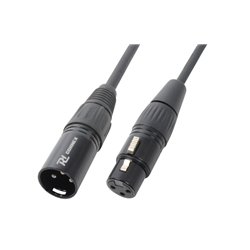 CX35-05 CABLE XLR MACHO/HEMBRA 0.5M NEGRO