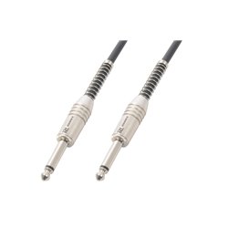 CX120-1 CABLE GUITARRA 6.3 MONO - 6.3 MONO 1.5M NEGROK