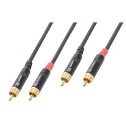 CX94-12 CABLE 2X RCA MACHO - 2X RCA MACHO 12M