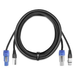 CX05-3 AUDIO COMBI CABLE ALIMENTACION B - XLR F/ ALIMENTACION A - XLR M 3M