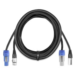 CX06-5 LIGERO COMBI CABLE ALIMENTACION B - XLR M/ ALIMENTACION A - XLR F 5M