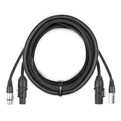CX07-5 COMBI CABLE POWERCONNECTOR TR - XLR M / POWERCONNECTOR TR - XLR F 5M