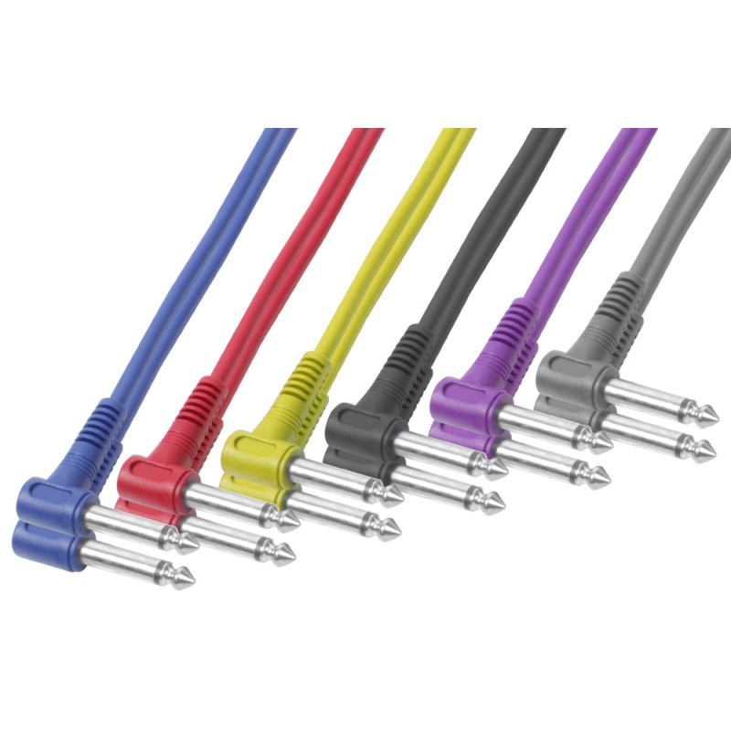 CX96-05 CABLE DE CONEXION 6PIEZAS- 0,5M COLOR OFC MONO