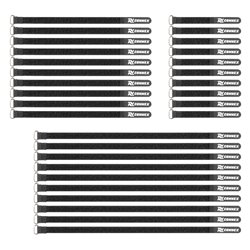 CXT-SET CONJUNTO DE BRIDAS PARA CABLE 30PCS NEGRO