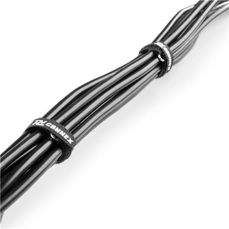 CXT-SET CONJUNTO DE BRIDAS PARA CABLE 30PCS NEGRO