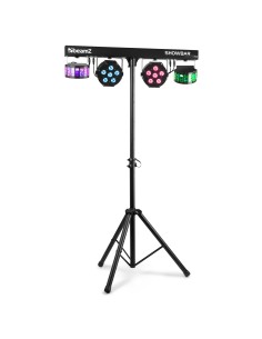 SB02 SHOWBAR CON BATERÍA 2X DERBY Y 2X PAR 2