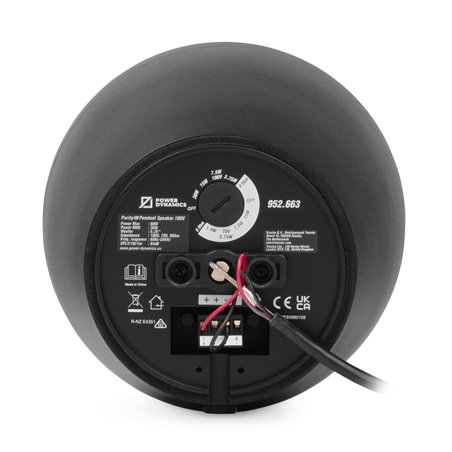 PURITY5B ALTAVOZ COLGANTE PREMIUM 100V 5.25" NEGRO