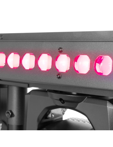 SHOWBAR GO VIBE CON 4 CABEZAS MÓVILES Y BARRA LED