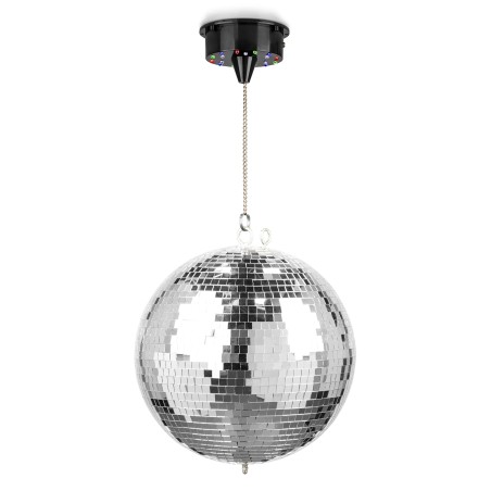 MB30ML BOLA DE DISCO CON MOTOR 18 LEDS, 30CM