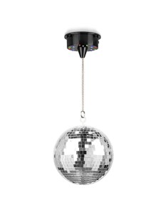 MB20ML BOLA DE DISCO CON MOTOR 18 LEDS, 20 CM