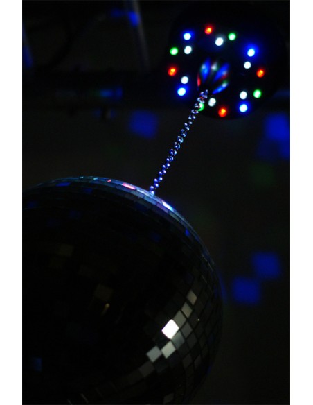 MBW18LED MOTOR PARA BOLAS DE ESPEJOS CON BATERIA CON 18 LEDS