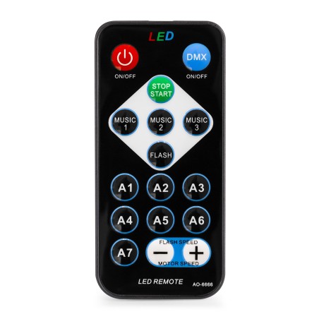 JB60R JELLY BALL DMX LED 6 COLORES