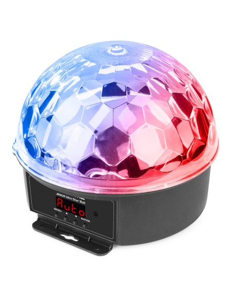 JB90R MINI STAR BALL DMX LED 9 COLORES