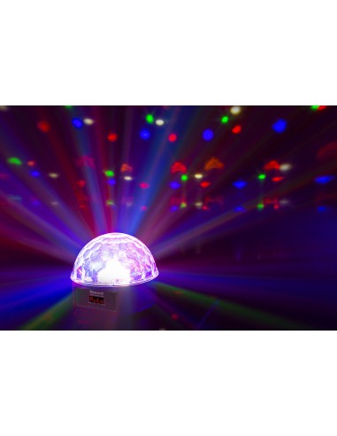 JB90R MINI STAR BALL DMX LED 9 COLORES