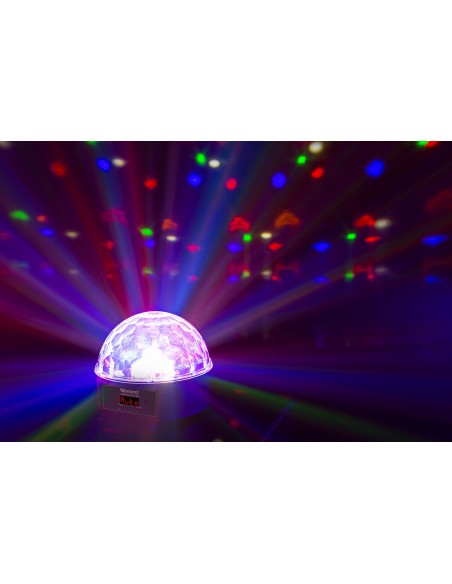 JB90R MINI STAR BALL DMX LED 9 COLORES