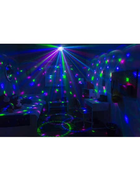 JB90R MINI STAR BALL DMX LED 9 COLORES