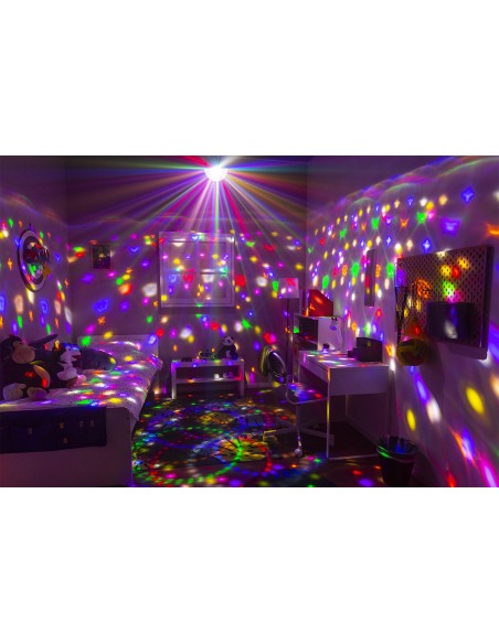 JB90R MINI STAR BALL DMX LED 9 COLORES
