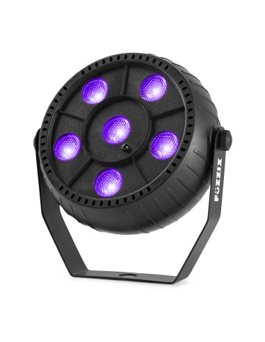 PLP14 FOCO PAR PARTY CON BATERÍA 6X 1W UV