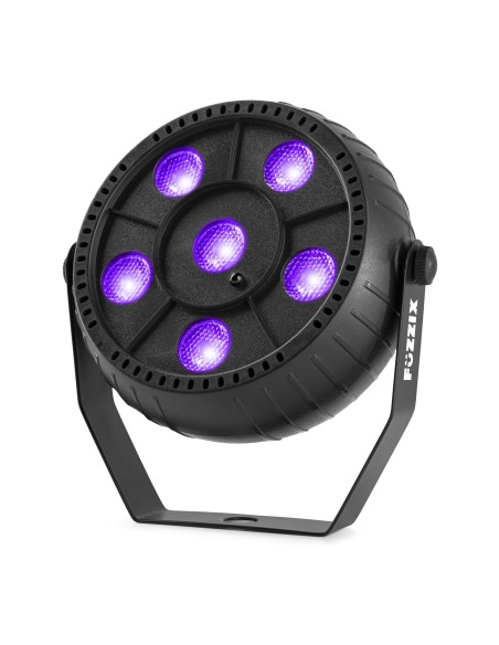 PLP14 FOCO PAR PARTY CON BATERÍA 6X 1W UV