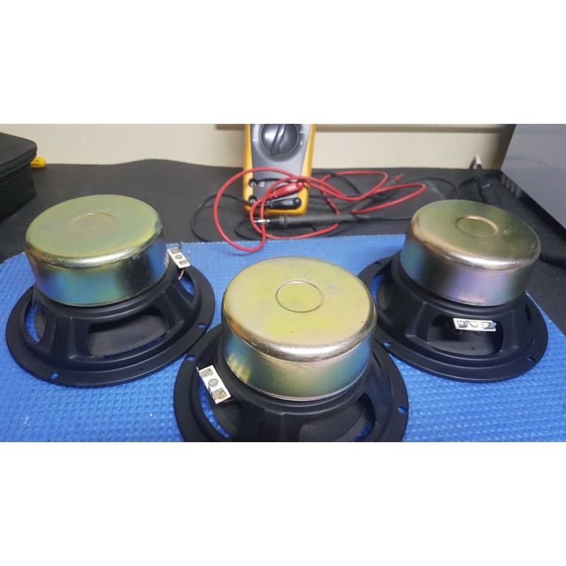 3 conos de grabes JBL de 6.5 pulgadas por reparar