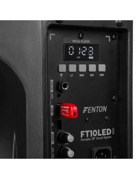 FT10LED MK2 BAFLE ACTIVO 10" 450W