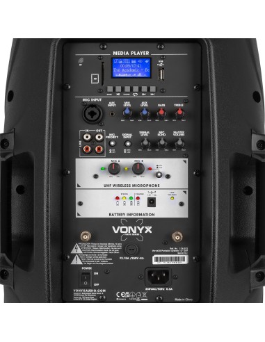 VERVE38 SISTEMA PORTÁTIL DE SONIDO 12”