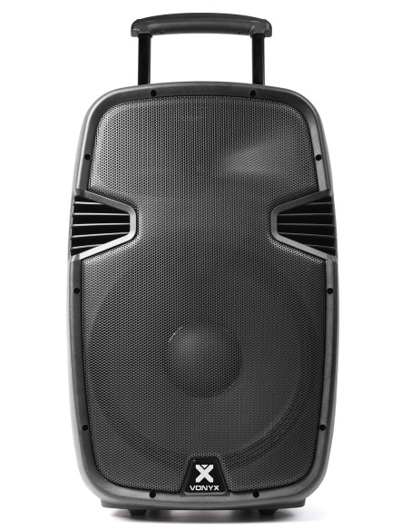 SPJ-PA915 BAFLE MOVIL ACTIVO ABS 15" 2 MICROS UHF/USB/MP3