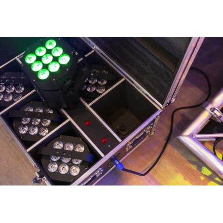 BBP60 CONJUNTO FOCOS, 6PCS EN FLIGHTCASE CON CARGADOR