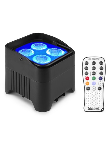 BBP94W FOCO PAR CON BATERIA 4X 12W WDMX