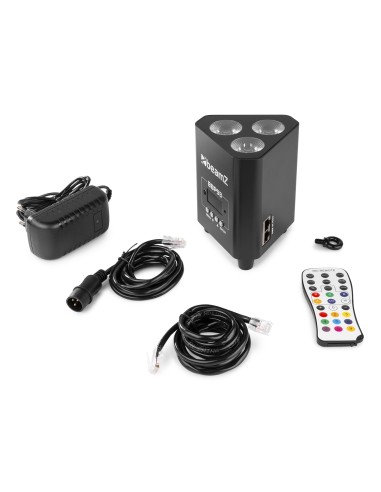 BBP93 FOCO PAR BATERÍA 3X 10W