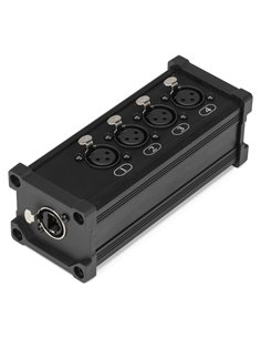 CX187 RJ45 TO 4X XLR3F SPLITTER BOX
