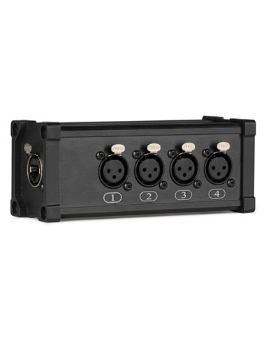 CX187 RJ45 TO 4X XLR3F SPLITTER BOX