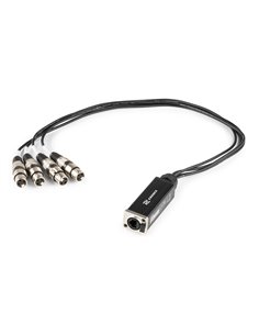 CX192 RJ45 TO 4XXLR3F CABLE SPLITTER 0.7M 2
