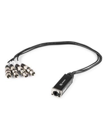 CX192 RJ45 TO 4XXLR3F CABLE SPLITTER 0.7M