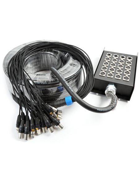 CX164 MANGUERA ESCENARIO 16-IN 4-OUT XLR 30 METROS