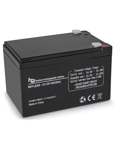 BATERIA RECARGABLE DE PLOMO 12V 12AH