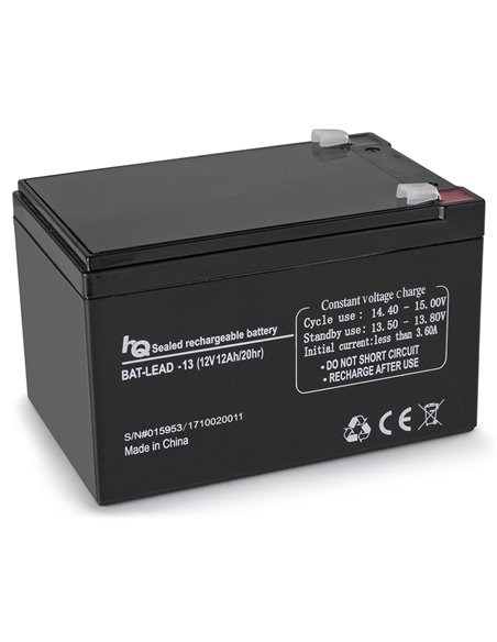 BATERIA RECARGABLE DE PLOMO 12V 12AH