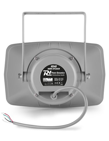 HS40 ALTAVOZ EXPONENCIAL BOCINA 40W 100V - IPX6