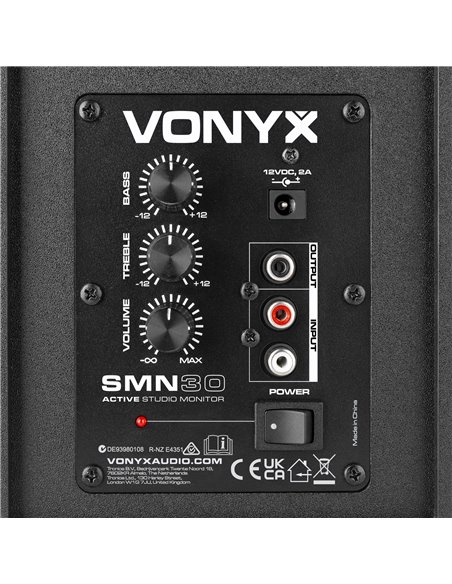 SMN30B MONITOR ESTUDIO ACTIVO 3" PAREJA