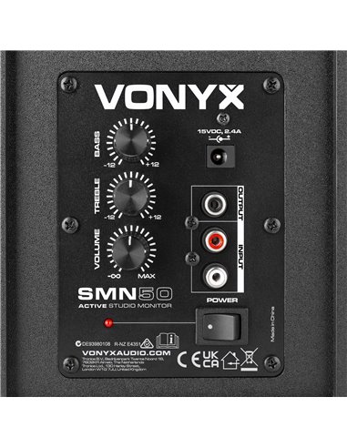 SMN50B MONITOR ESTUDIO ACTIVO 5" PAREJA