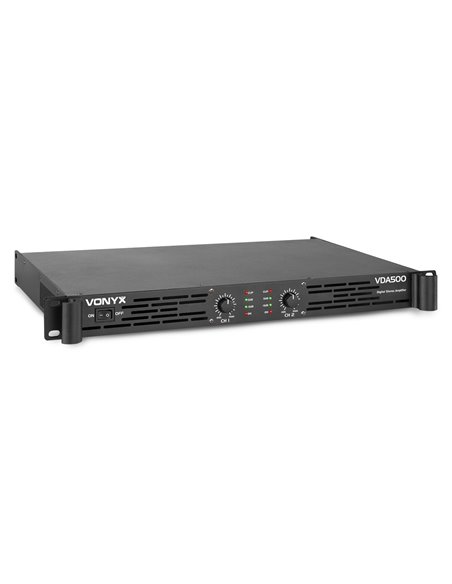 VDA500 AMPLIFICADOR PA 1U 2X 250W