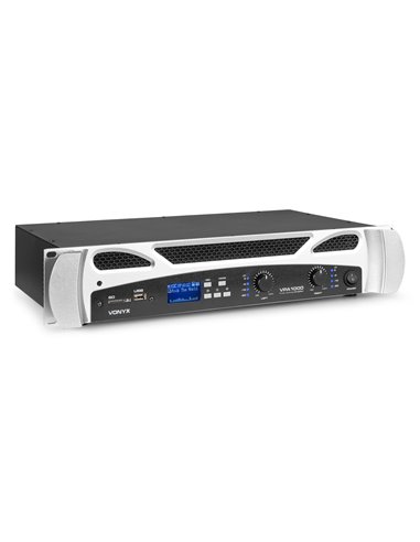 VPA1000 PA AMPLIFIER 2X 500W REPRODUCTOR MULTIMEDIA CON BT