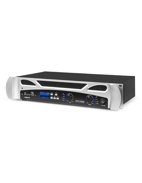 VPA1000 PA AMPLIFIER 2X 500W REPRODUCTOR MULTIMEDIA CON BT
