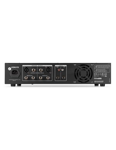 VPA1000 PA AMPLIFIER 2X 500W REPRODUCTOR MULTIMEDIA CON BT