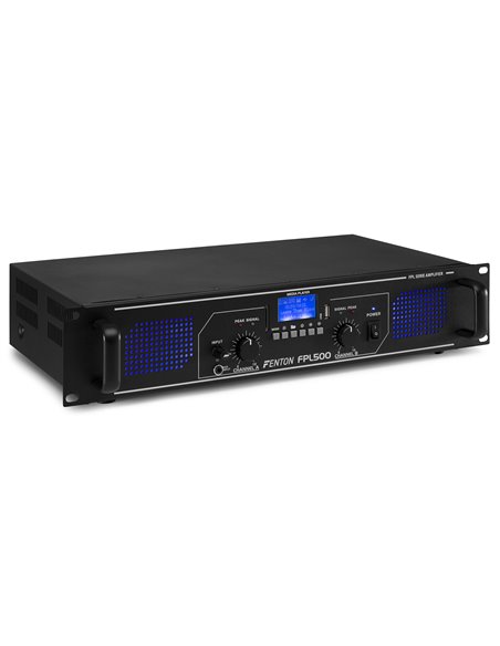 FPL500 AMPLIFICADOR DIGITAL LED AZULES + EQ