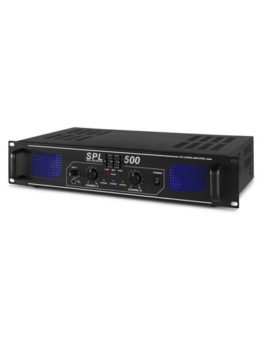 SKYTEC, AMPLIFICADOR 2X 250W CON ECUALIZADOR - SPL500EQ